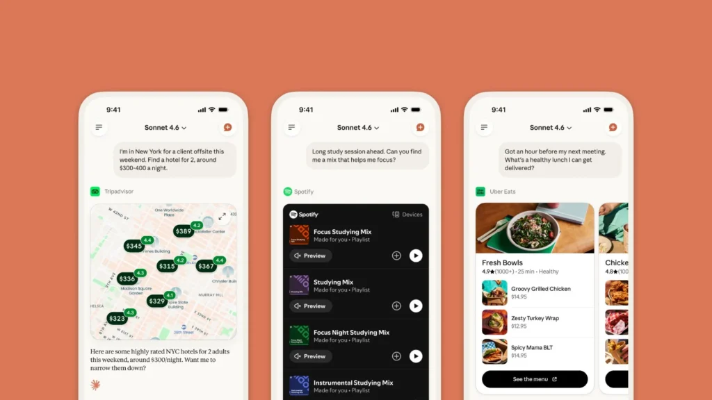 Claude Can Now Tap Into Your Spotify, Uber Eats, and Even TurboTax