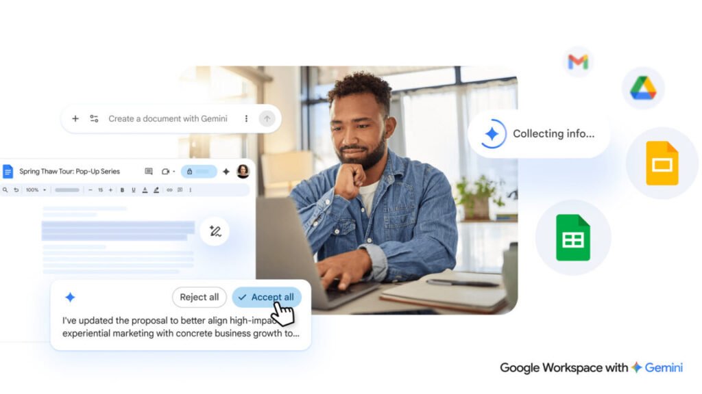 Google’s Gemini Takes Over Docs, Sheets, and Slides — Here’s What Changed